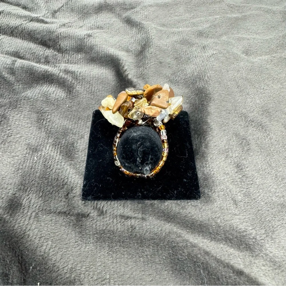 Vintage EarthTone Rock | Stone Ring